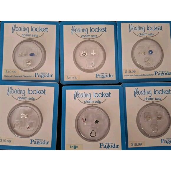 Pagoda Religious Floating Locket Round Sequin Pendant 20" Chain CHOOSE 3 ACCES - Picture 7 of 7